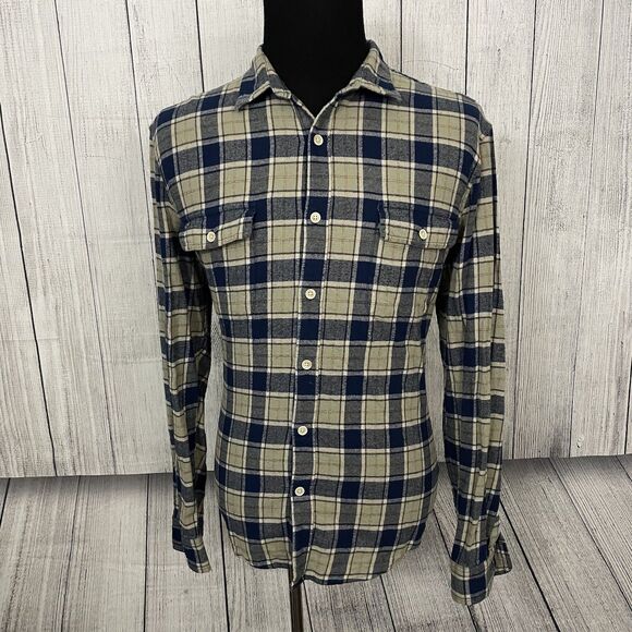 Lucky Brand Men's XL Multicolor Check Long Sleeve Button-Front Flannel Shirt - Picture 2 of 7